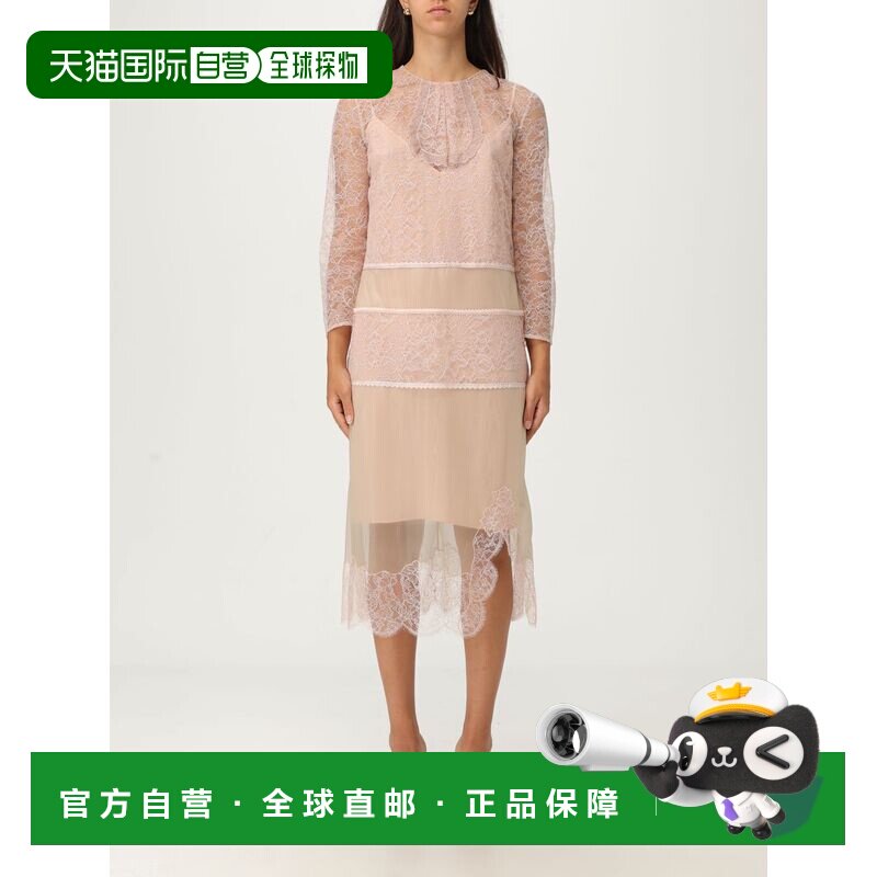 1h可退 香港直邮FENDI 女士连衣裙 FDD444AYNHF1M26 CO 米白色 圆