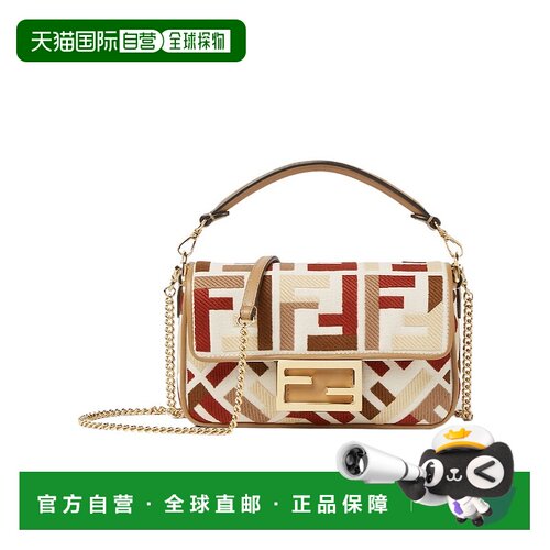 香港直邮Fendi Baguette 单肩包 8BS017AYDF