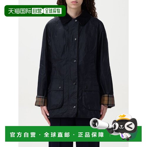 香港直邮Barbour 女士西服 LWX0667NY91 CO 黑色 Beadnell Wax ja
