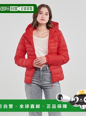 欧洲直邮Only 女士 ONLTAHOE HOOD JACKET OTW NOOS 羽绒服 红色