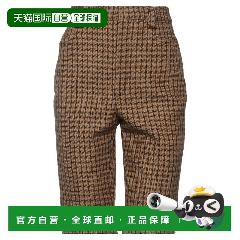 香港直邮Saint Laurent 圣罗兰 女士 短裤 brown棕色 舒适时尚,女装/女士精品,休闲裤,淘宝优惠券,粉丝福利购,淘宝优惠卷