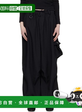香港直邮Y-3 女士 黑色 Sport Uniform Wide 工装裤 KS7655