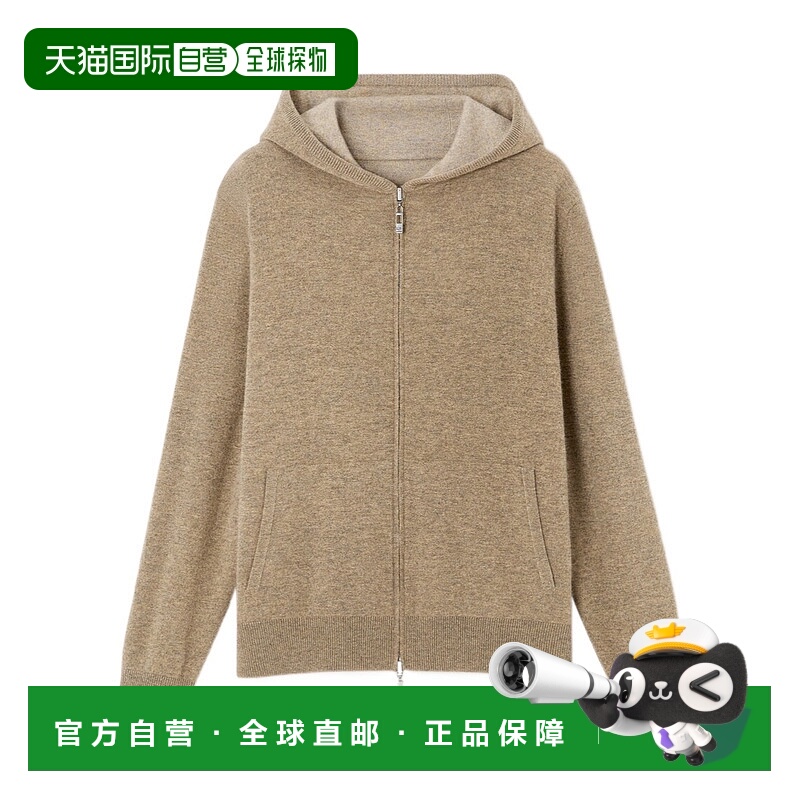 香港直邮Loro Piana Duo 连帽飞行员针织衫 FAO5733羊绒拉链