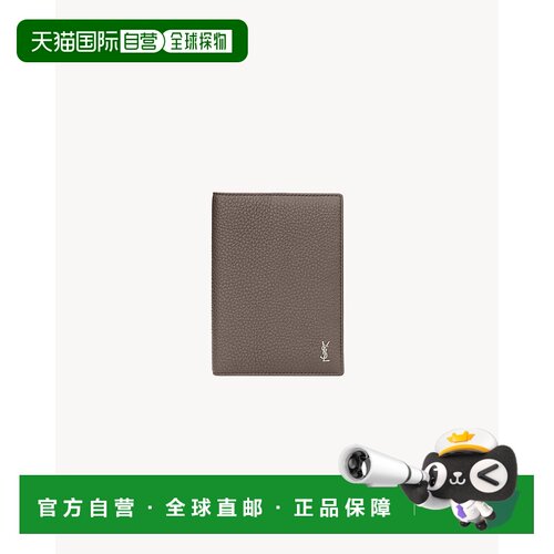 欧洲直邮YSL (圣罗兰) TINY CASSANDRE 粒面皮革护照夹
