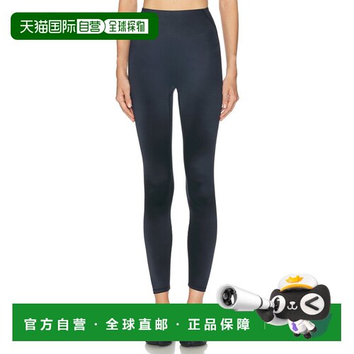 美国直邮SKIMS 女士 光面拼接紧身运动裤 IR5078 black黑色 舒适