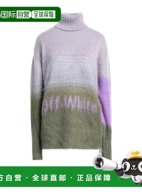 香港直邮off-white 女士 高领上衣 purple紫色 舒适时尚