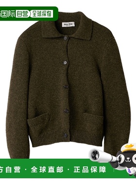 香港直邮Miu Miu 羊毛开衫 MMJ15118H1SOOO长袖针织