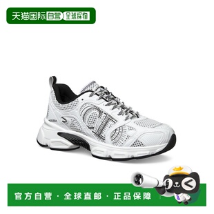 自营 欧洲直邮Dior 迪奥 女士白色皮革运动鞋新款【付后1h可退】