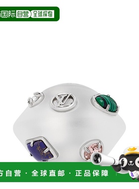 自营1h可退 欧洲直邮LV路易威登 Swirl系列女士白色树脂多彩宝石