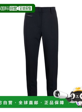 香港直邮Brunello Cucinelli 珠饰直筒休闲裤 MB526P8396羊毛