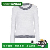 颗纽扣花呢错视针织套头衫 香港直邮Balmain EF1KD085KH98