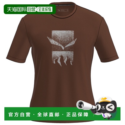 1h可退 欧洲直邮SALEWA 男士户外T恤 2166026EARTHBROWN CO 棕色