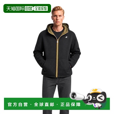 香港直邮K-WAY 男士夹克 K8142YWDBZ AW2026 黑色 Jack Spacer Ny