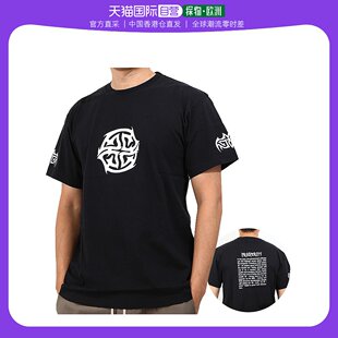 T恤 香港直邮VETEMENTS 黑色白色印花棉质短袖 BLAC 男士 SS20TR417