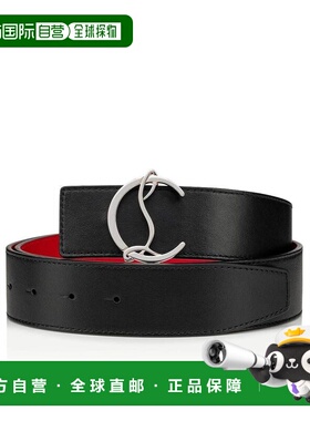 1h可退 欧洲直邮CL路铂廷 红底鞋 26春夏 1225084Q501 男士 腰带