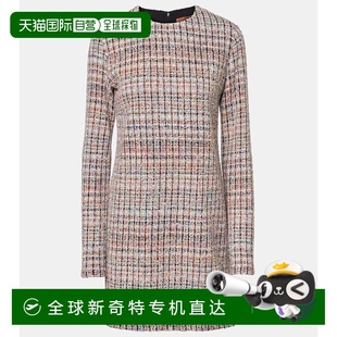 珠片格纹毛圈迷你连衣裙 1h可退 香港直邮MISSONI 米索尼 女士