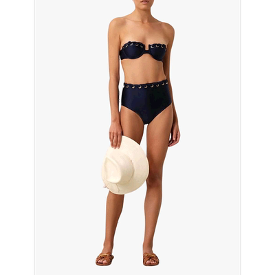 香港直邮Zimmermann 高腰比基尼泳裤 6189WR241B