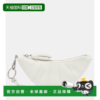 1h可退 香港直邮Lemaire 女士 牛角包形皮革有肩带零钱包