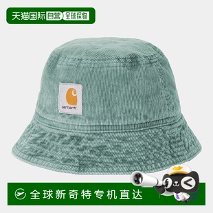 欧洲直邮Carhartt 绿色棉帽子针织 Wip 男士