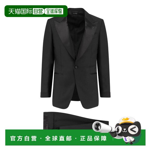 香港直邮TOM FORD 男士西服 2EEPT1WES01NAA AW2026 黑色 Smoking