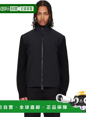 香港直邮Moncler 盟可睐 男士 黑色羽绒夹克 K20919B00054M1282