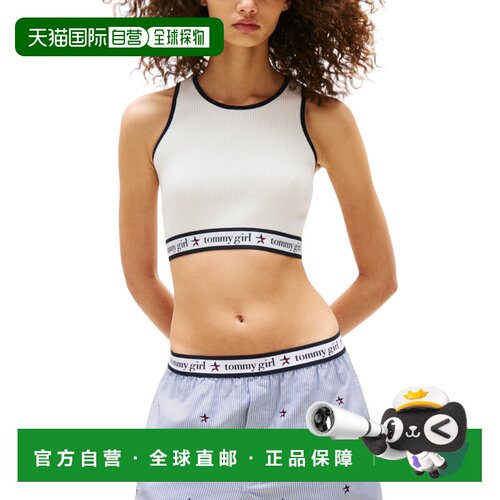 自营 TOMMY HILFIGER 女士背心吊带 DW0DW21438YBL AW2025
