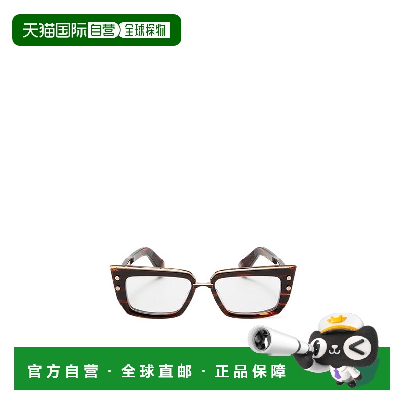 香港直邮Balmain 猫眼框平光镜 MADAMEBPX134B