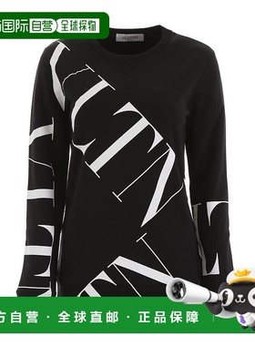 香港直邮VALENTINO 21SS 朴彩英同款 VLTN印花套头卫衣 Women圆领