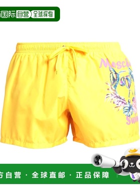 香港直邮Moschino 莫斯奇诺 男士 泳裤 orange橙色 舒适时尚