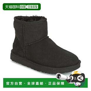 欧洲直邮UGG CLASSIC MINI II 女鞋靴子 1016222-BLK雪地靴