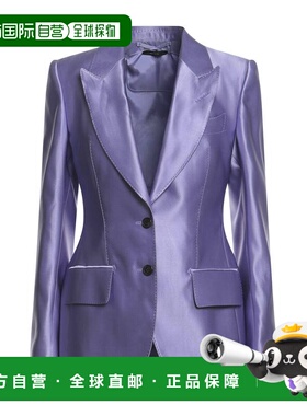 香港直邮Tom Ford 汤姆 福特 女士 西装外套 purple紫色 舒适时尚