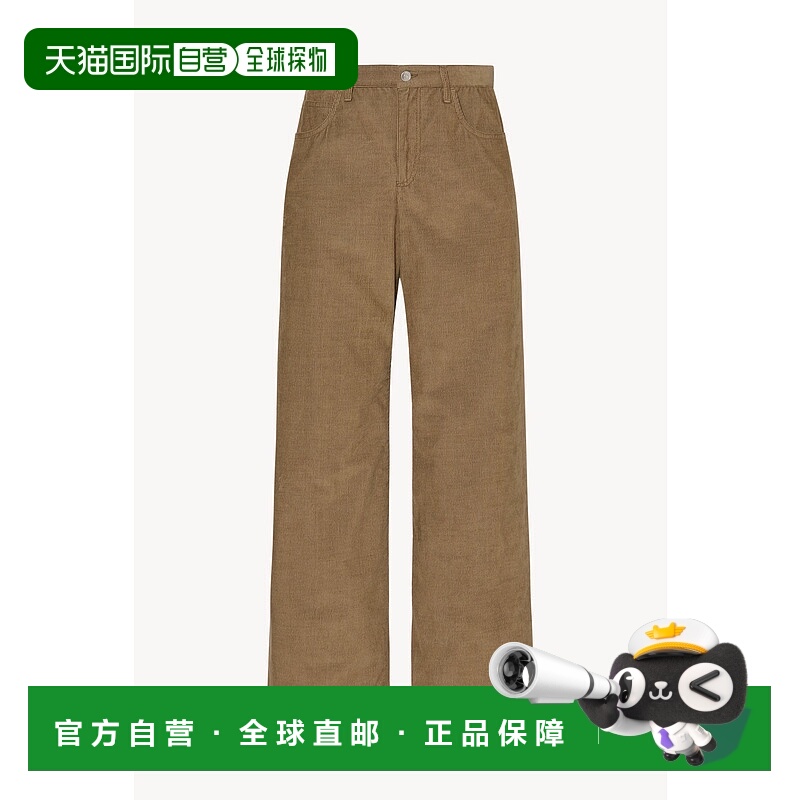 1h可退 香港直邮The Row 女士 Eglitta 棉质灯芯绒直筒裤 6634W22