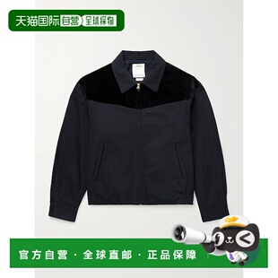 Visvim 维斯维木 男士 Mayfield Velour-Trimmed 羊毛亚夹克