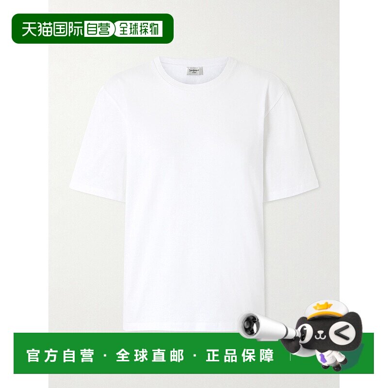 1h可退 Saint Laurent 圣罗兰 女士 棉针织T恤 849738Y38