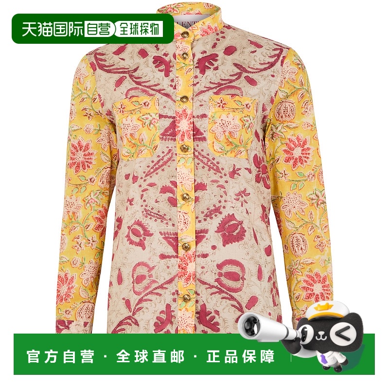 欧洲直邮VALENTINO 华伦天奴 25秋冬  VALBPPD2MUL 女士 长袖衬衫