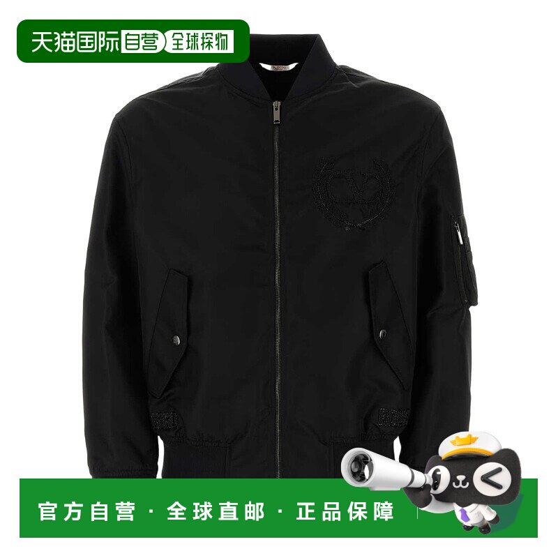 香港直邮Valentino 拉链长袖飞行员夹克 2V3CIF1692Q华伦天奴