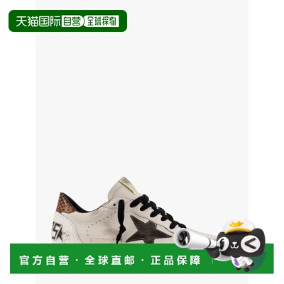 1h可退 香港直邮GOLDEN GOOSE 男士 BALL 星星皮质运动鞋 GMF0011
