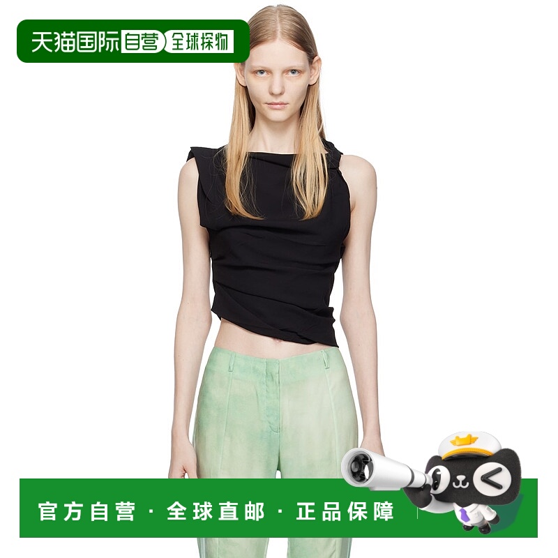 1h可退 香港直邮Acne Studios 艾克妮 女士 黑色 Knotted Shoulde