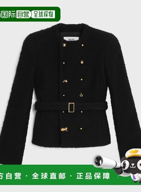 1h可退 香港直邮Celine 思琳 女士 CELINE CAPSULE 黑色夹克 RV16