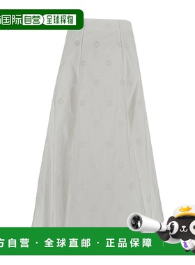 香港直邮Chloe 喇叭形中长半身裙 C23SJU05481a字裙