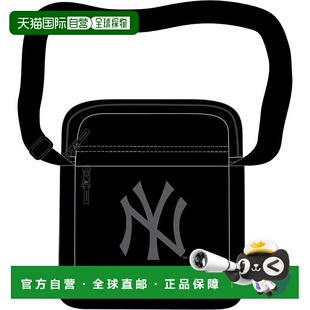 自营欧洲直邮NEW ERA SIDE BAG系列 男女通用黑色涤纶斜挎包新款
