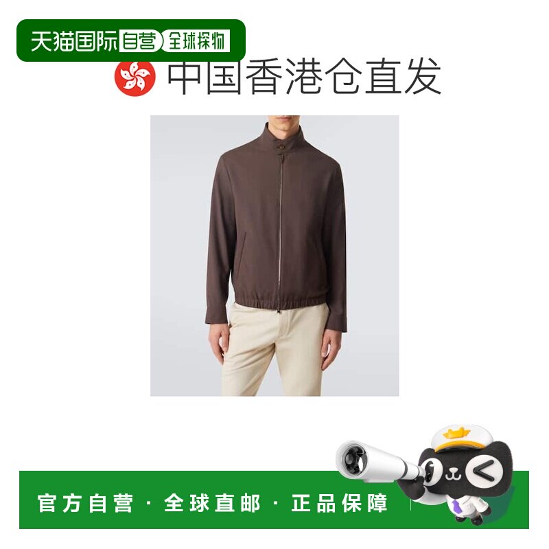香港直邮Canali 康钠丽 男士 Impeccabile 羊毛宽身束腰夹克