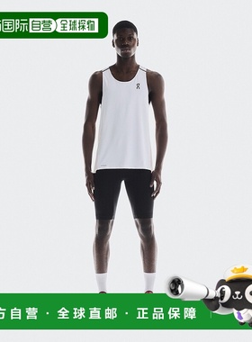 自营欧洲直邮On昂跑 Performance系列男士白色/银色再生聚酯纤维