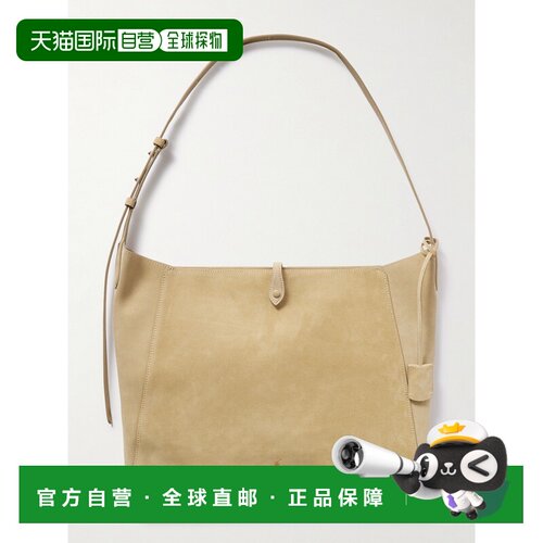 香港直邮Polo Ralph Lauren Polo 拉夫 劳伦 女士 凹纹绒面革肩包