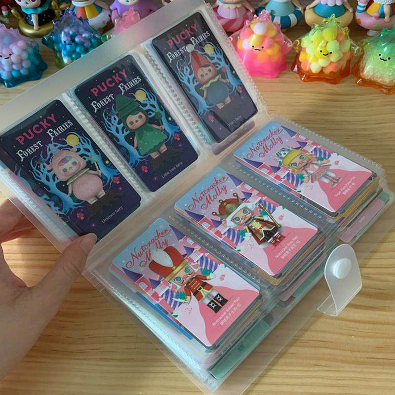 盲盒卡片收纳册收集收藏集卡大容量卡本泡泡玛特身份名片卡册卡包