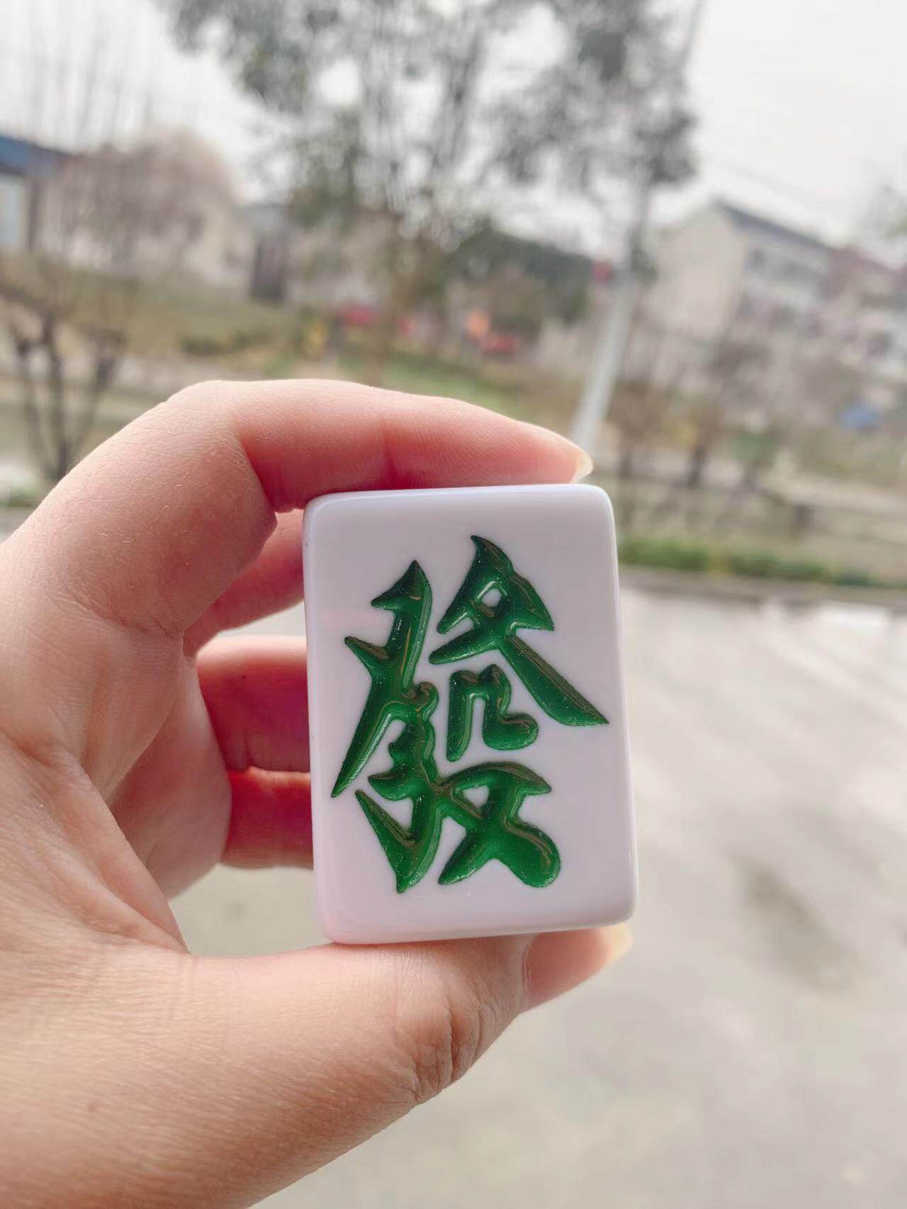 配麻将牌单张四口机正磁新易城花纹家用自动麻将子单个小中大号42