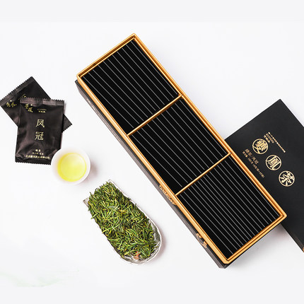 北川夔凤茶业明前新茶凤冠绿茶四川苔子茶特产送礼长辈礼盒装