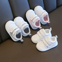 Детские туфли для девочек для раннего возраста, белая обувь, мягкая подошва, 1-2 лет