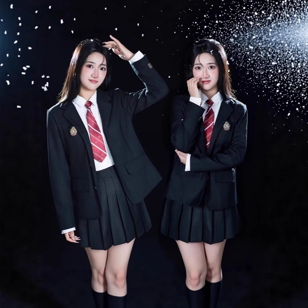 影楼新款韩杂少女学院写真主题服装JK制服纯欲风艺术照片摄影服装