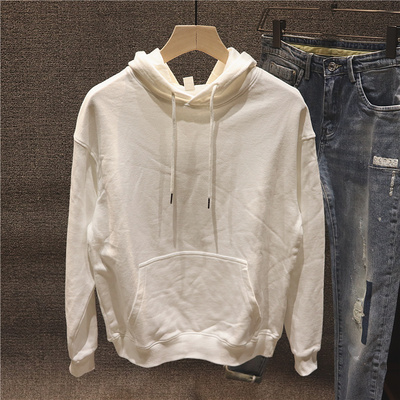 喜吉良纯棉大毛圈套头连帽卫衣